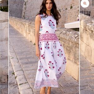 OLIPHANT Sleeveless Piped Maxi - Napa Red large